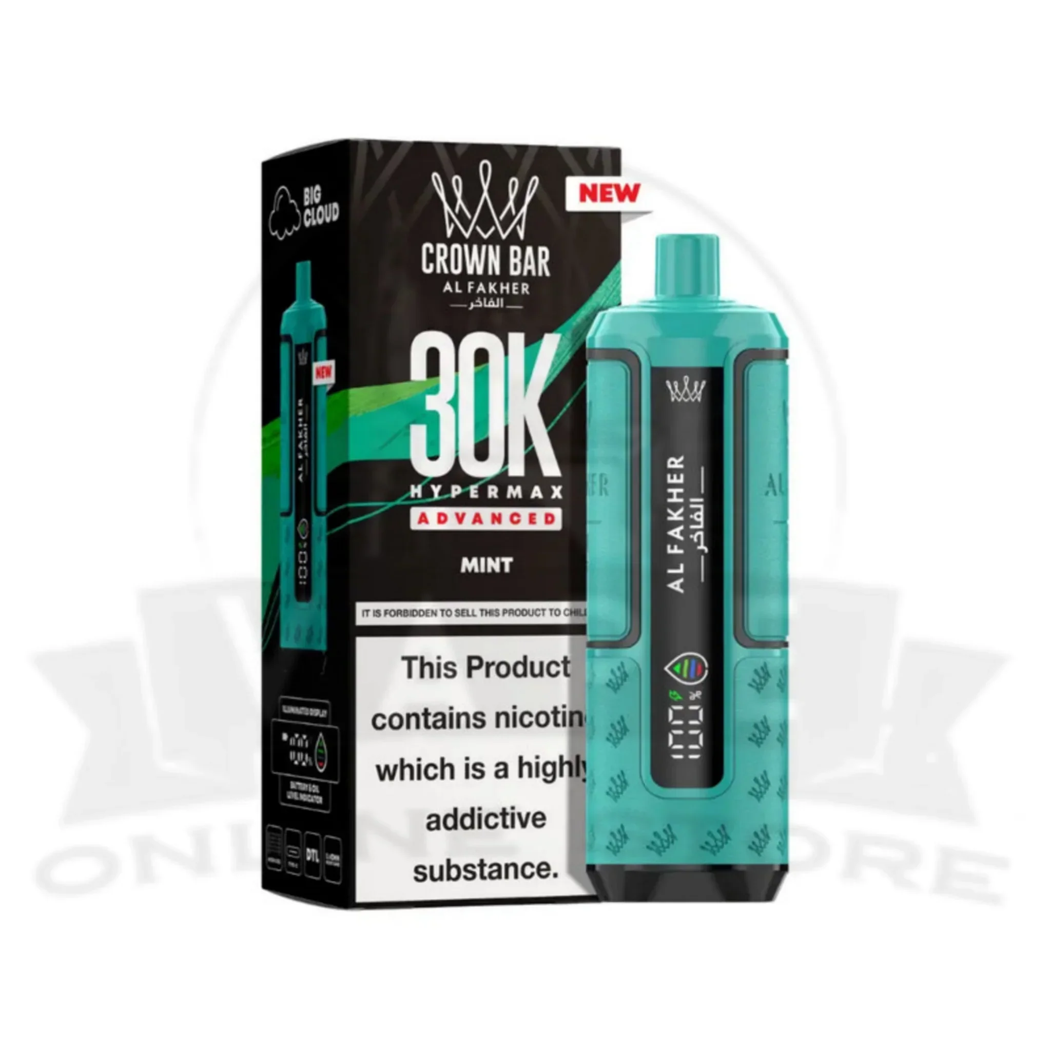 Al Fakher Vape Crown Bar 30K Hypermax | Only £9.99 - Image 35