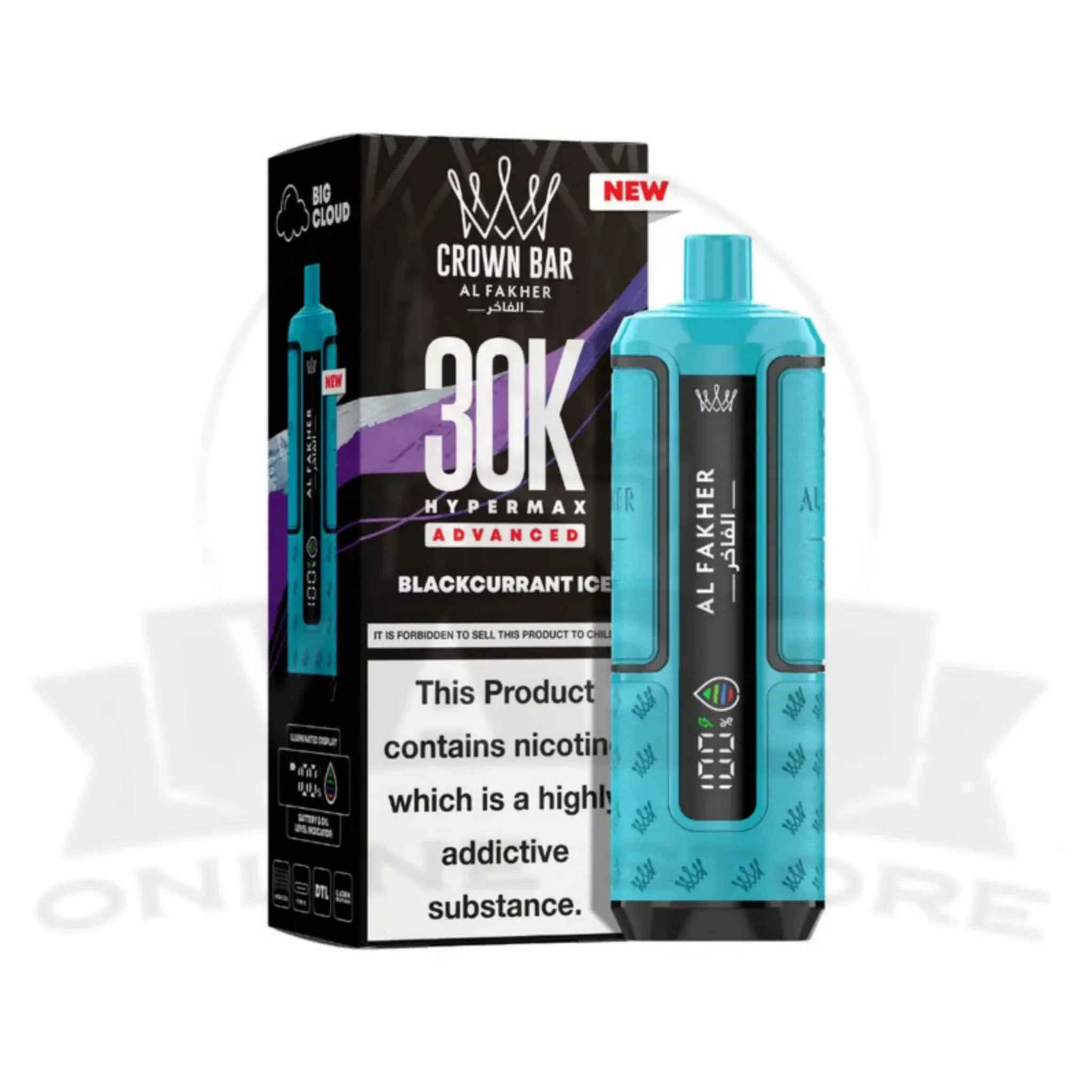 Al Fakher Vape Crown Bar 30K Hypermax | Only £9.99 - Image 9