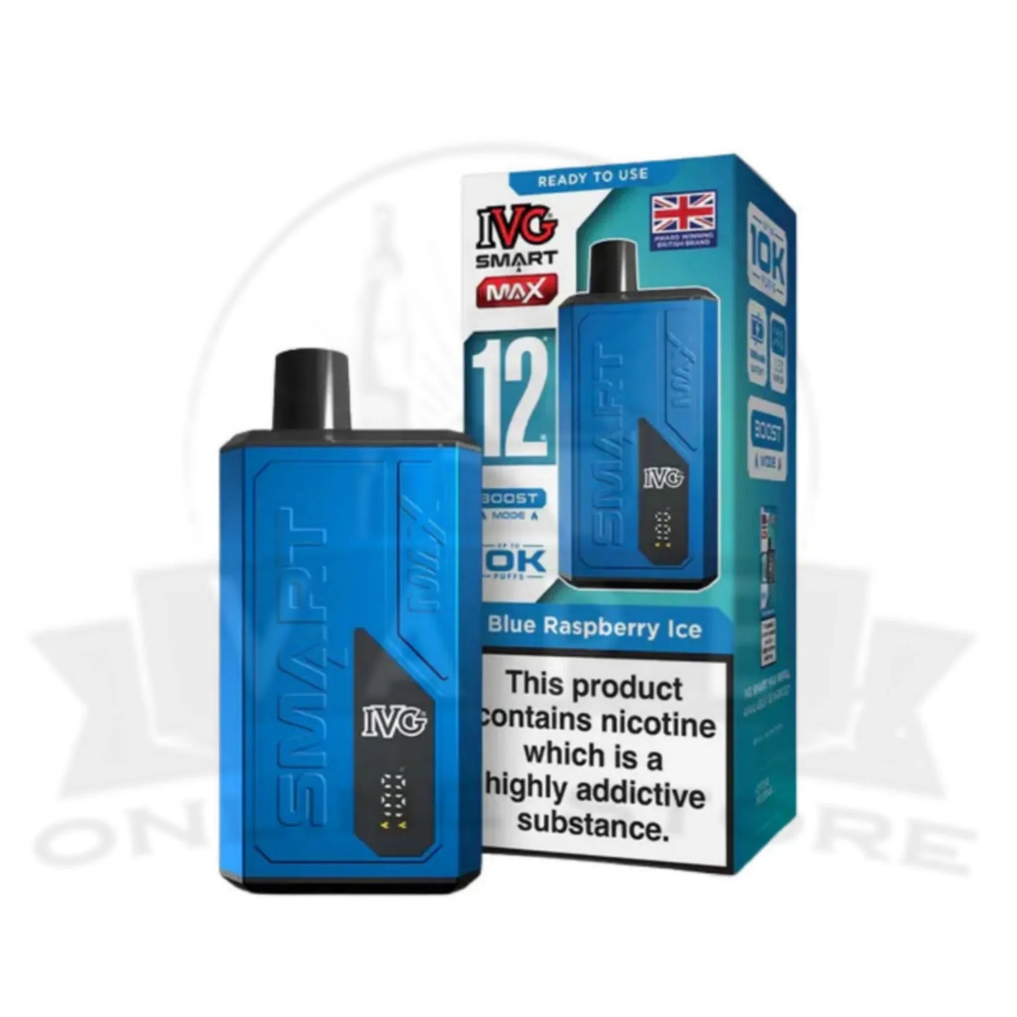 Blue Raspberry Ice IVG Smart Max 10k Vape Kit