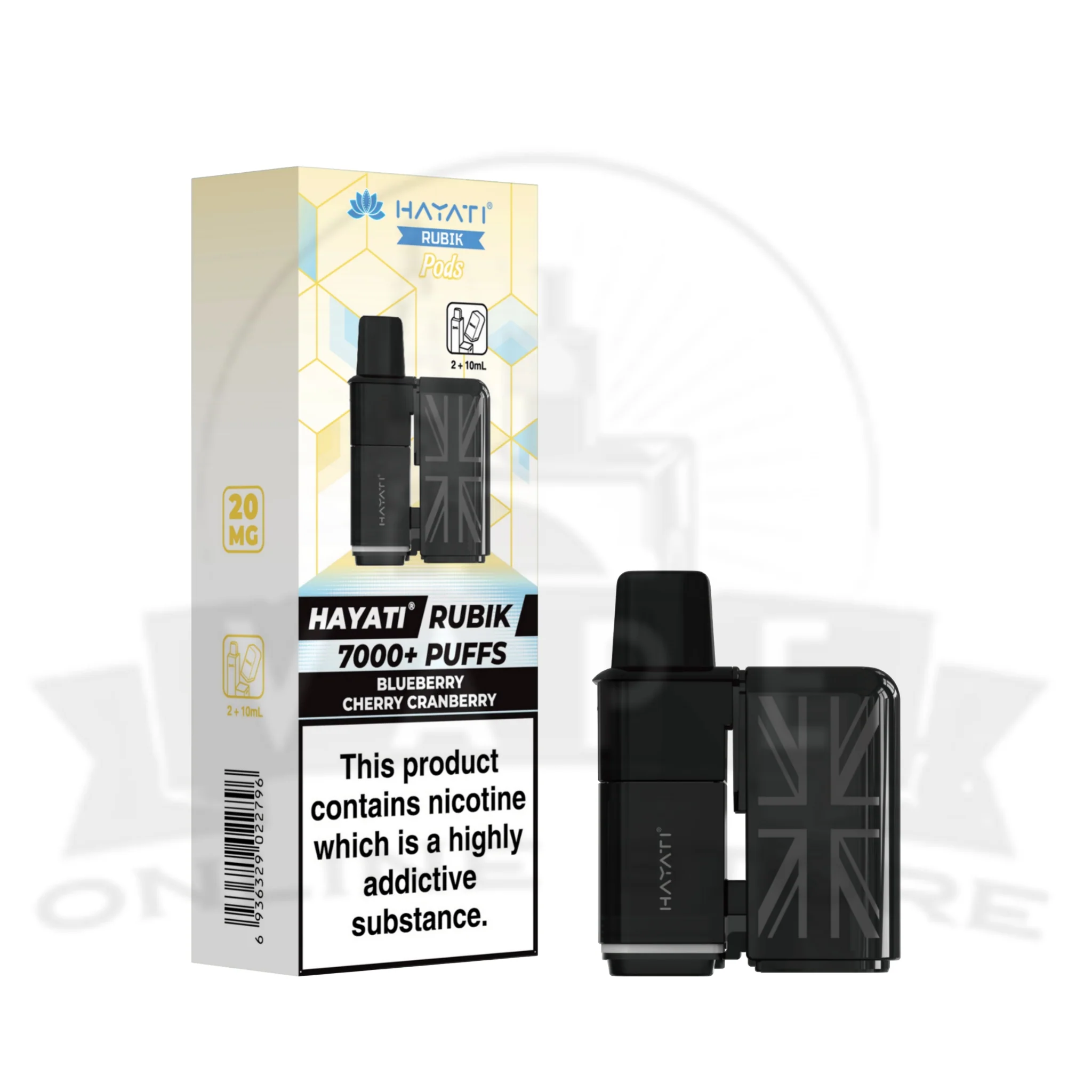 Box Of 10 Hayati Rubik 7000 Prefilled Refill Pods - Image 6