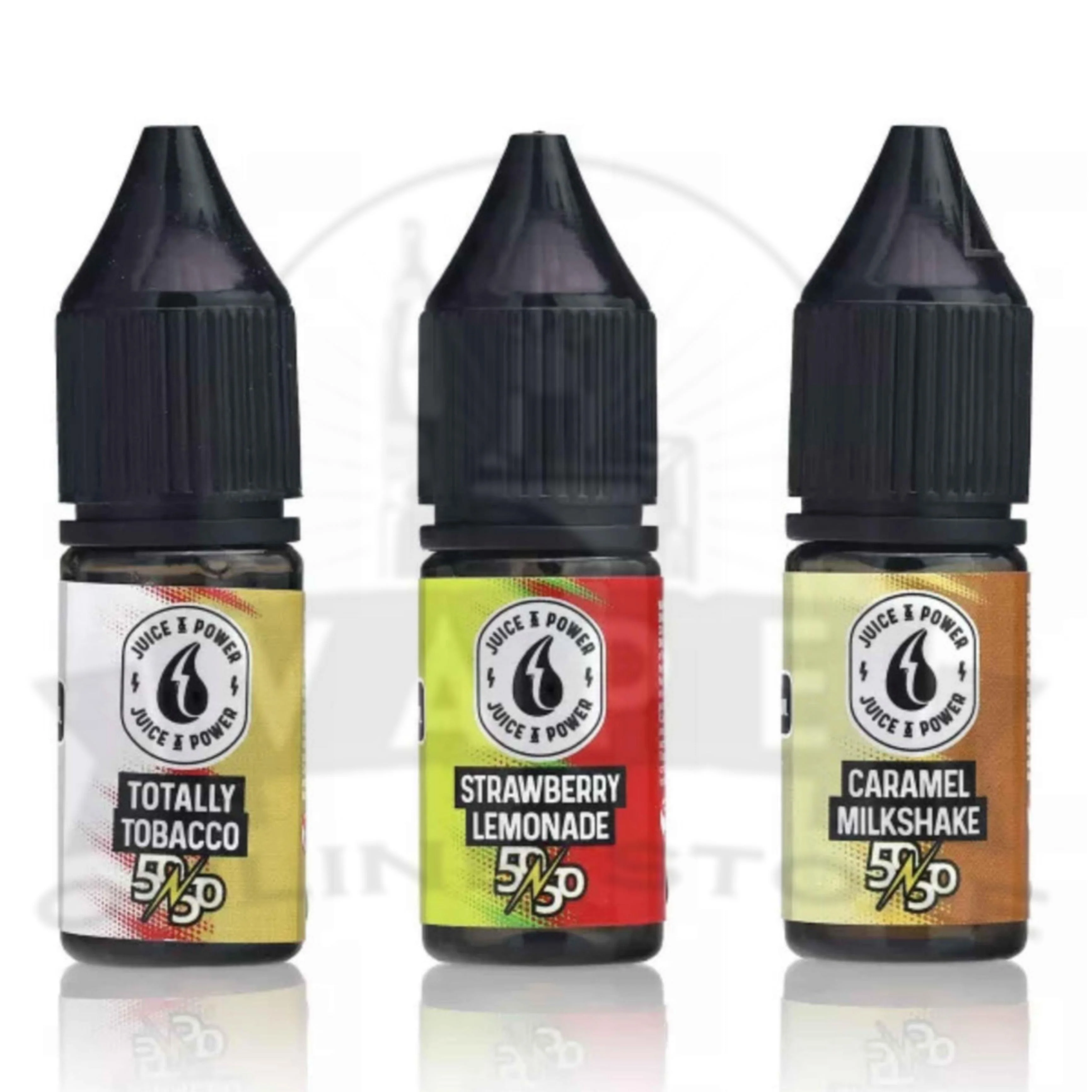 Box of 10 Juice N Power Nic Salts  – 3mg, 6mg, 12mg & 18mg