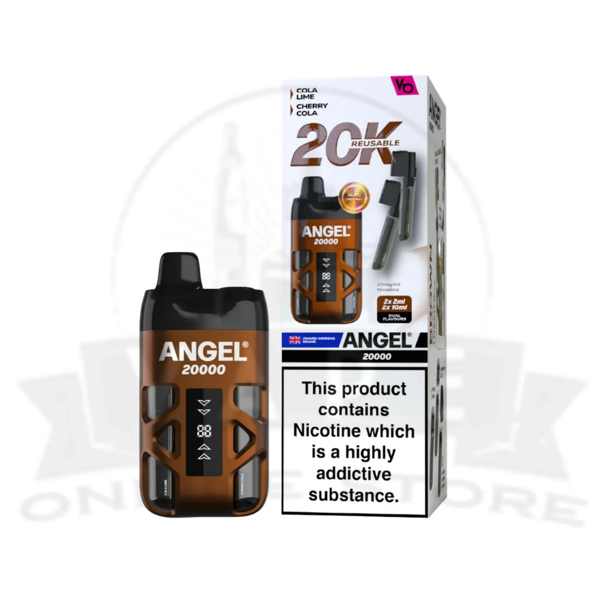 Box Of 10 Vapes Bars Angel 20000 Puff Wholesale Vape - Image 10