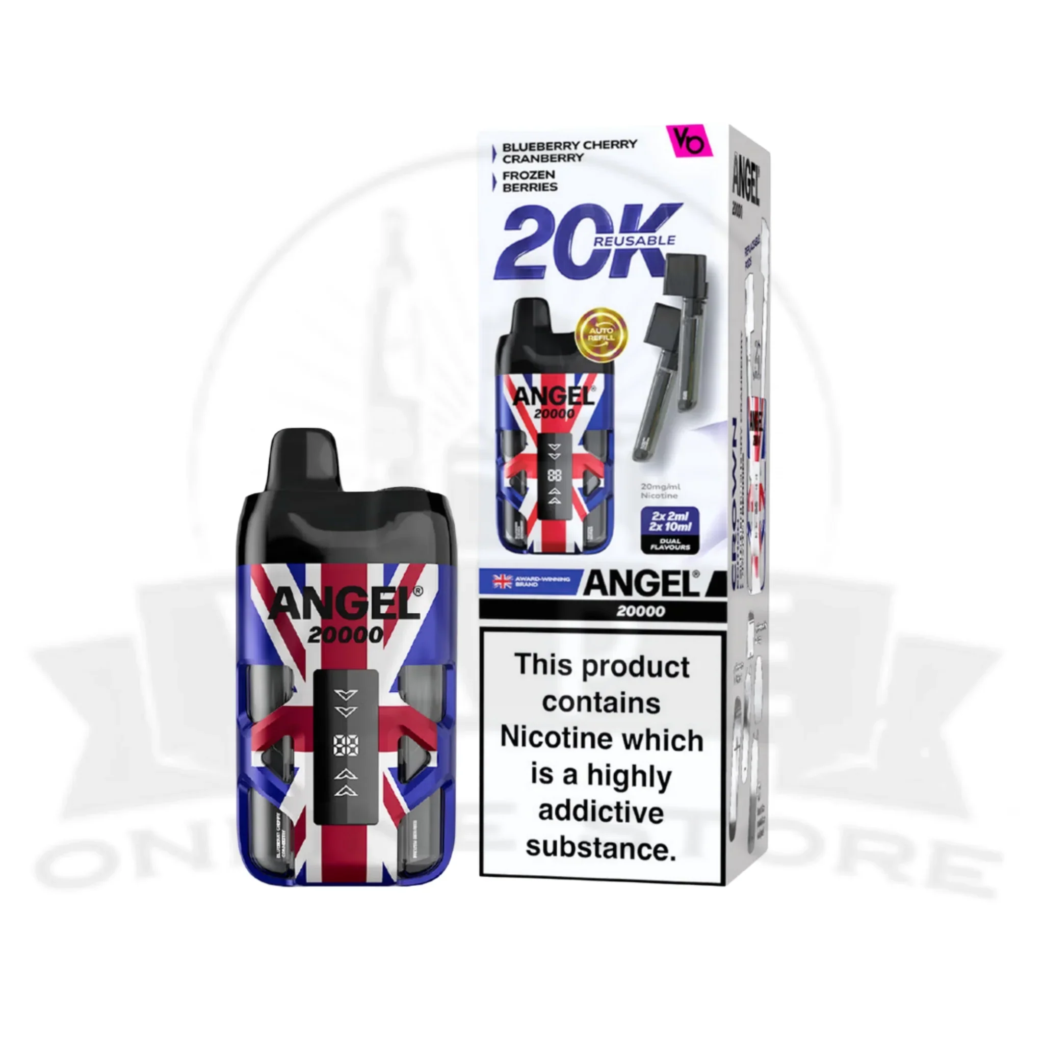 Box Of 10 Vapes Bars Angel 20000 Puff Wholesale Vape - Image 16