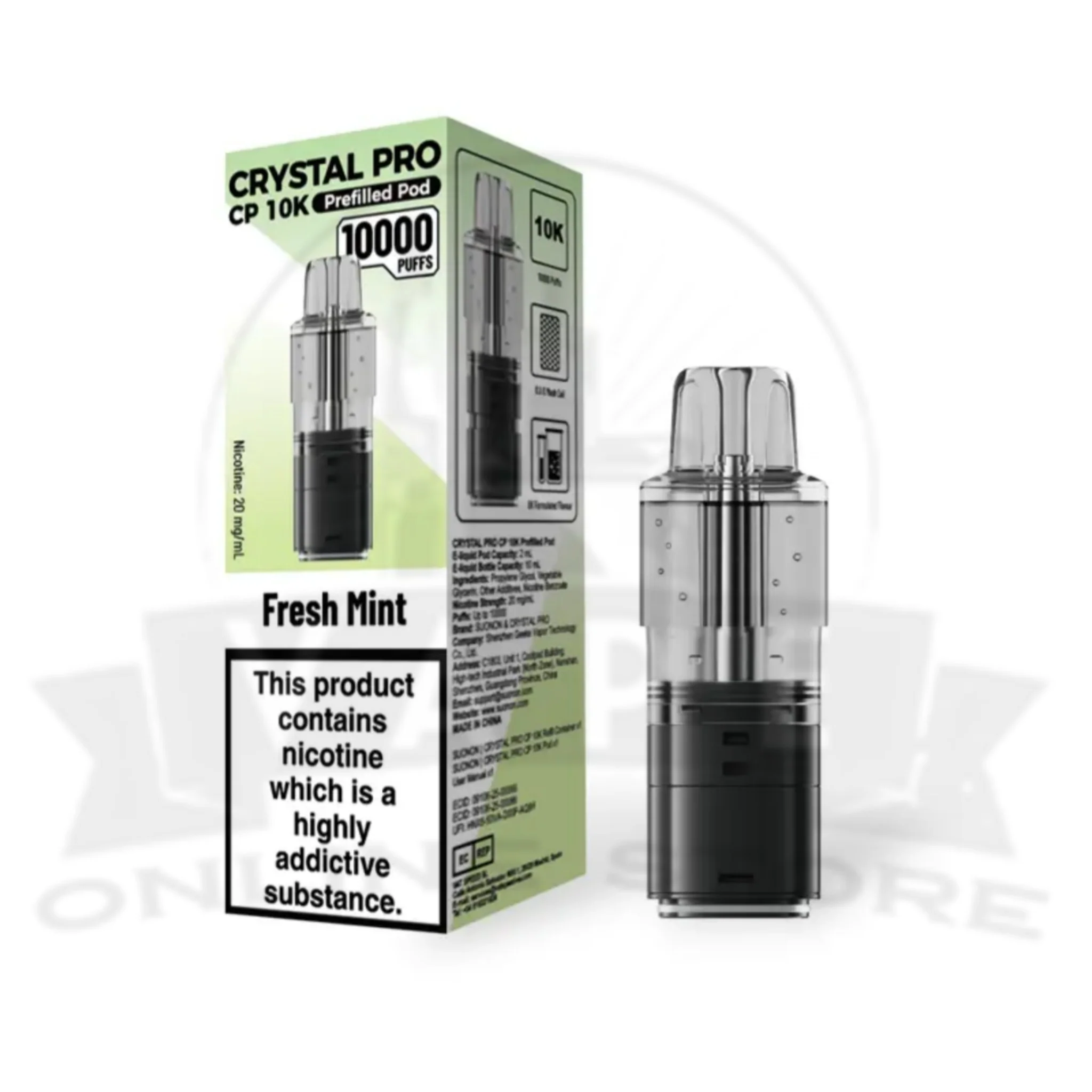 Box Of 5 Crystal Pro CP 10K Prefilled Pod - Image 11