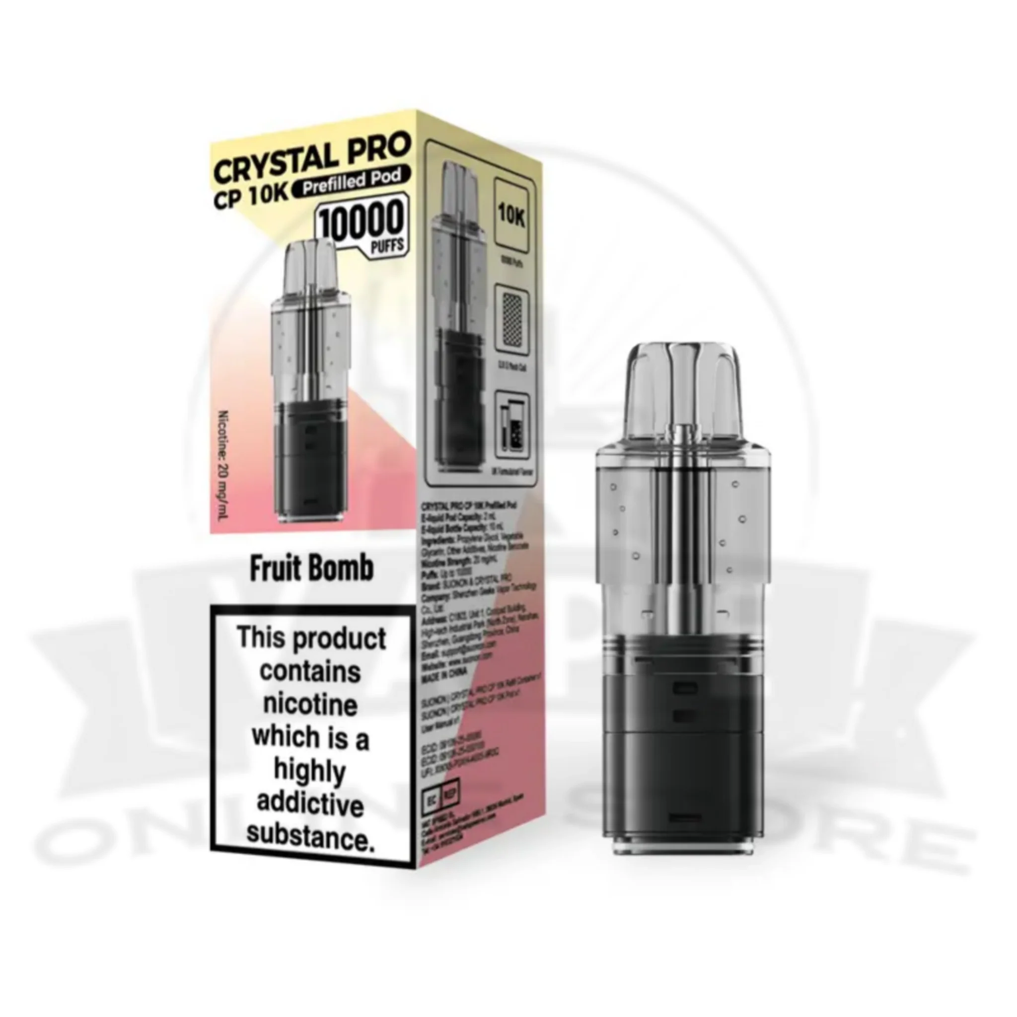 Box Of 5 Crystal Pro CP 10K Prefilled Pod - Image 12