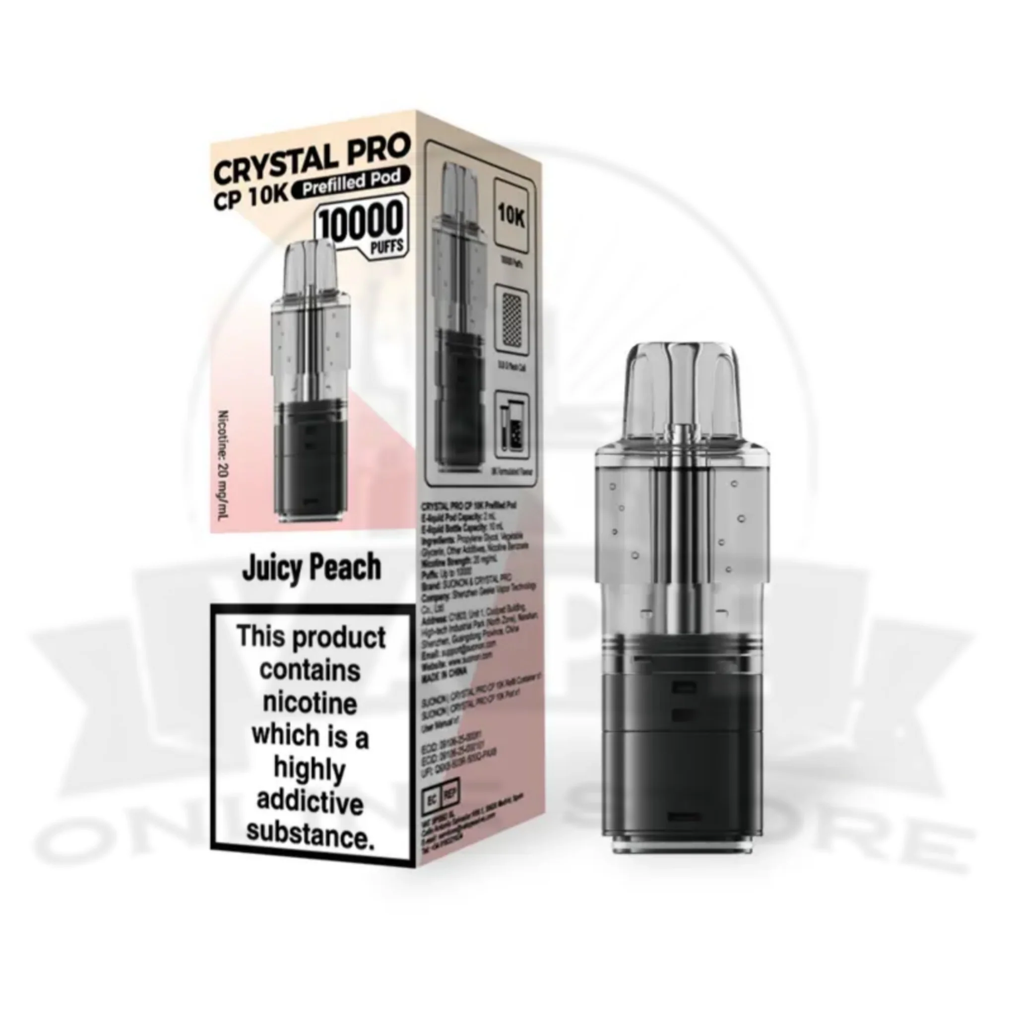 Box Of 5 Crystal Pro CP 10K Prefilled Pod - Image 15