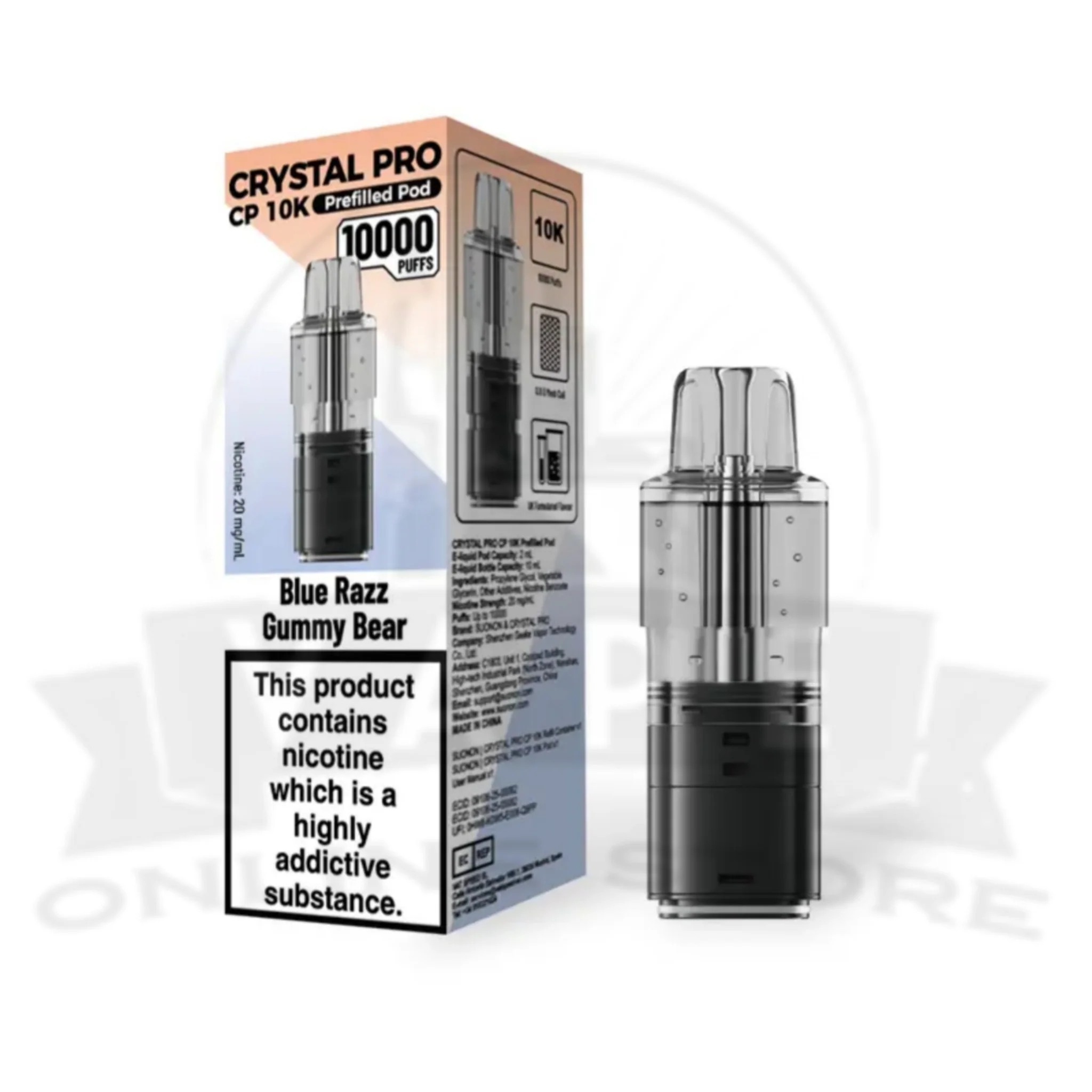 Box Of 5 Crystal Pro CP 10K Prefilled Pod - Image 3