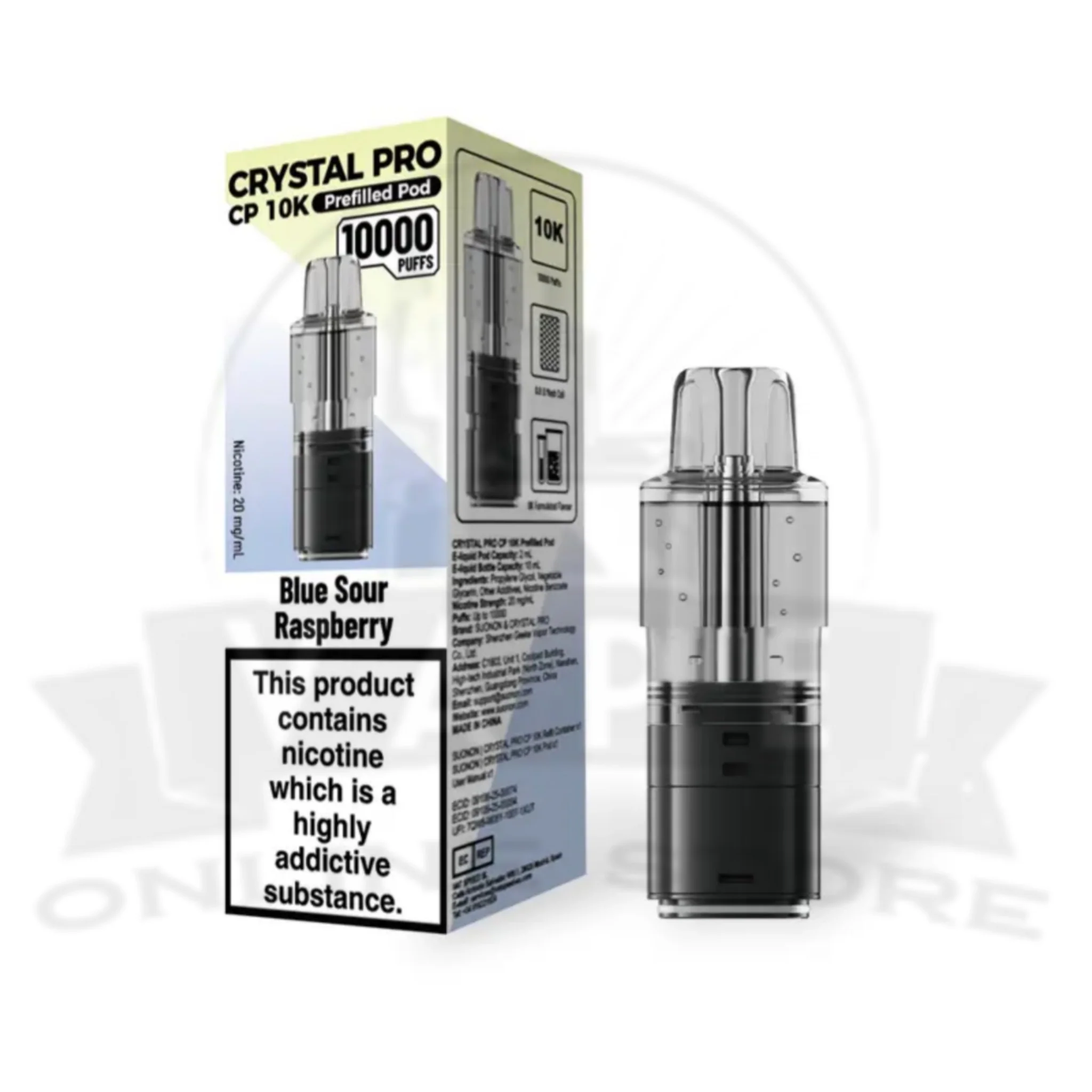 Box Of 5 Crystal Pro CP 10K Prefilled Pod - Image 4