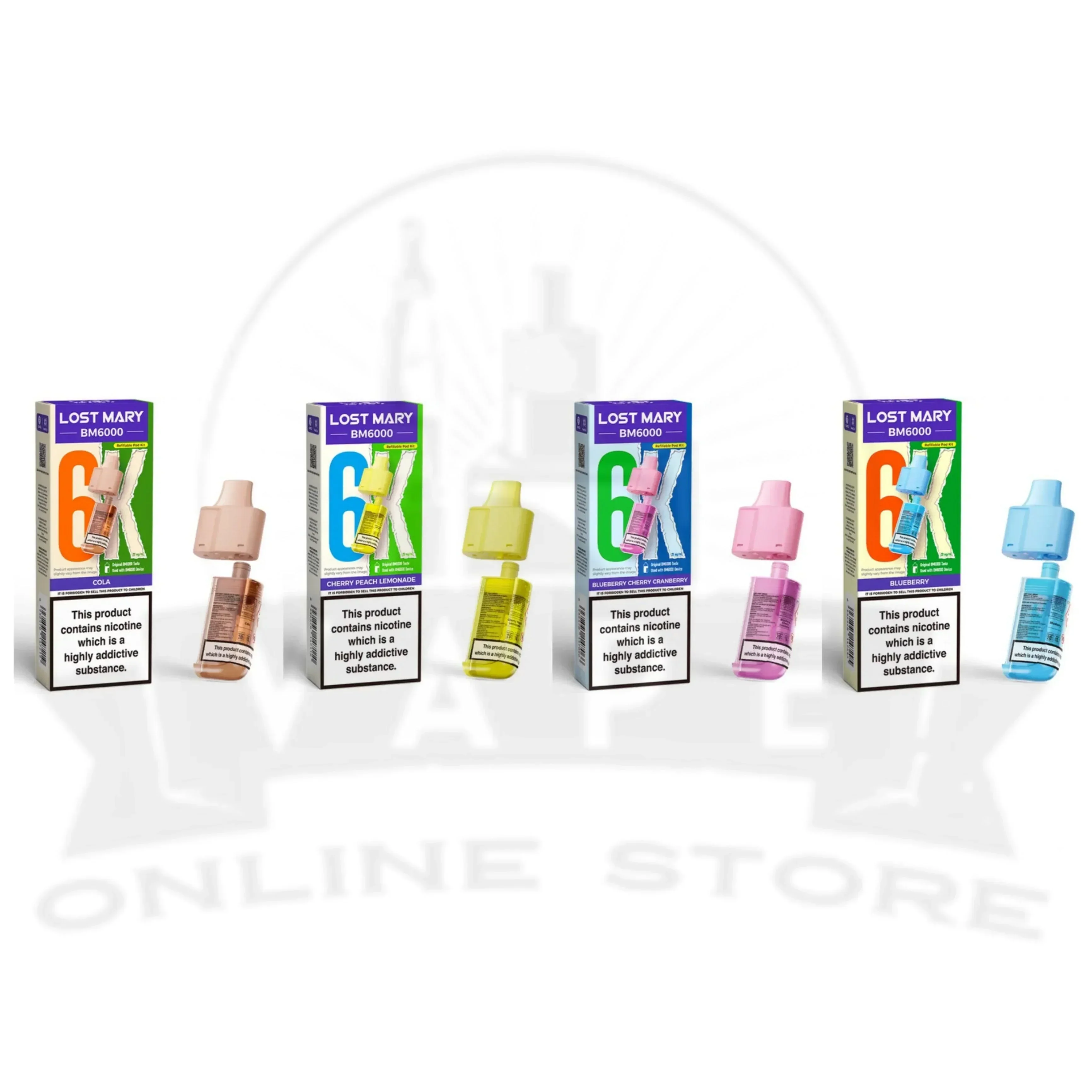 Lost Mary BM6000 Refill Pods | 45+ Flavours In Stock UK - Image 2