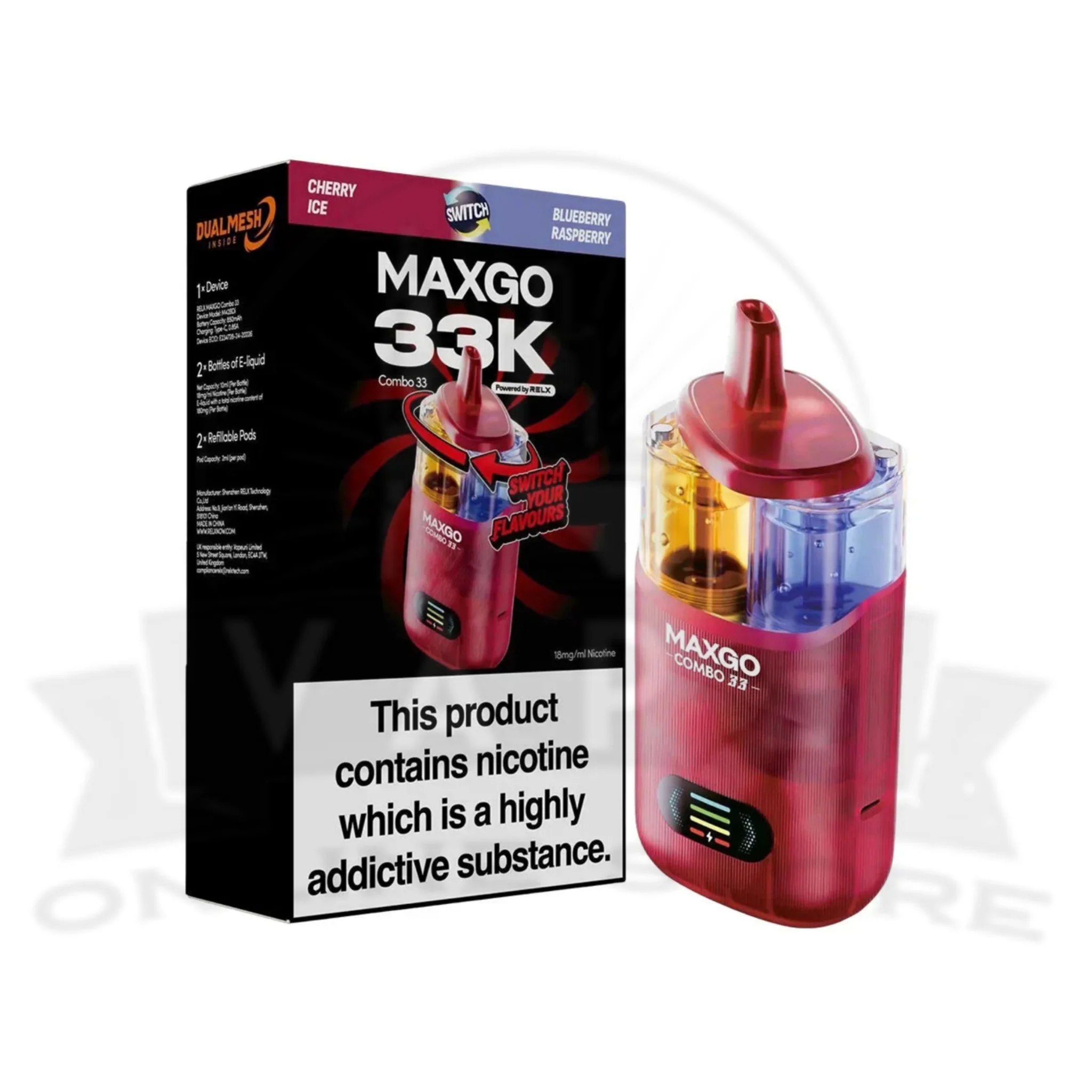 RELX MaxGo 33K Vape Combo | Clearance Price £6.99 - Image 8