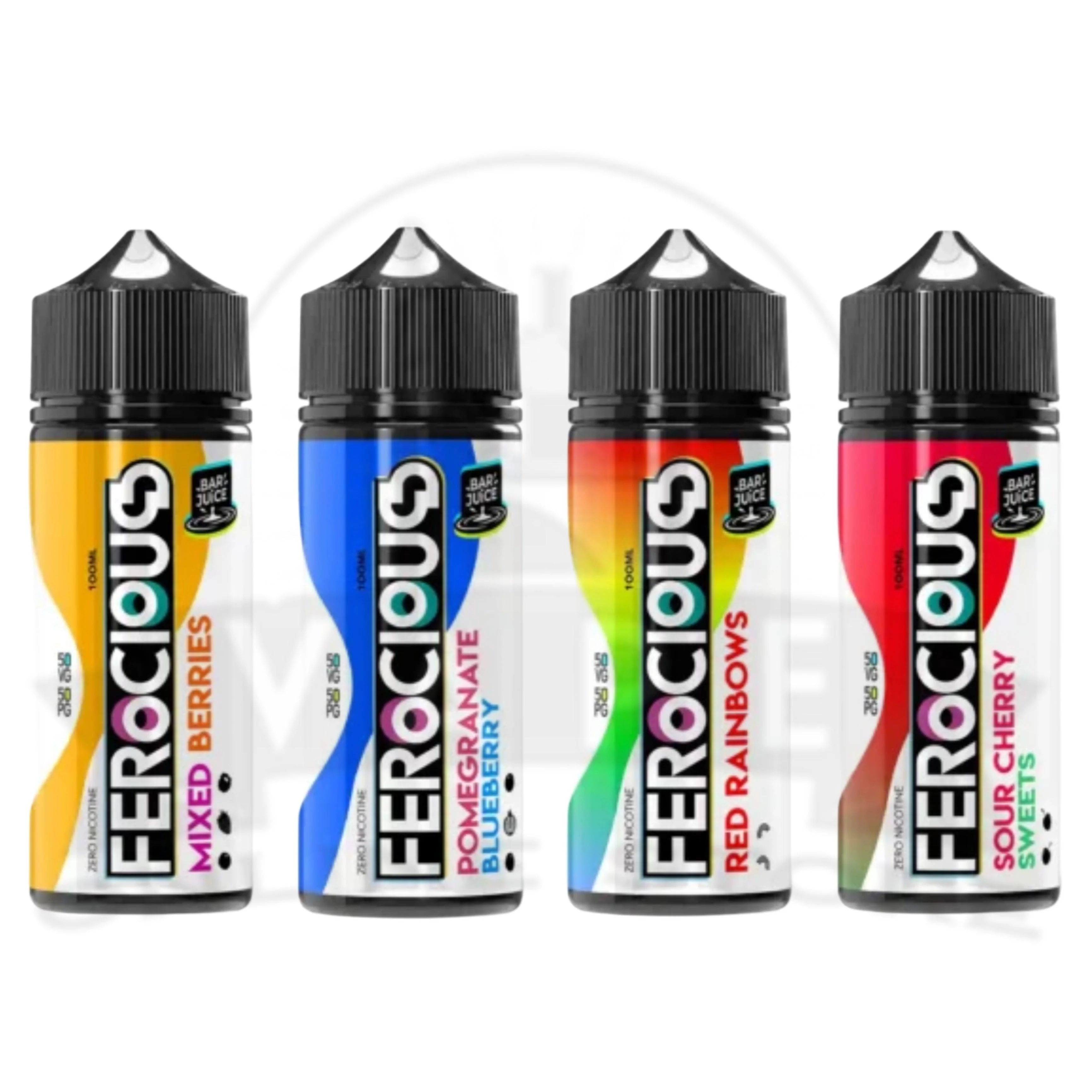 Ferocious Bar Juice 100ml E-Liquid Flavours