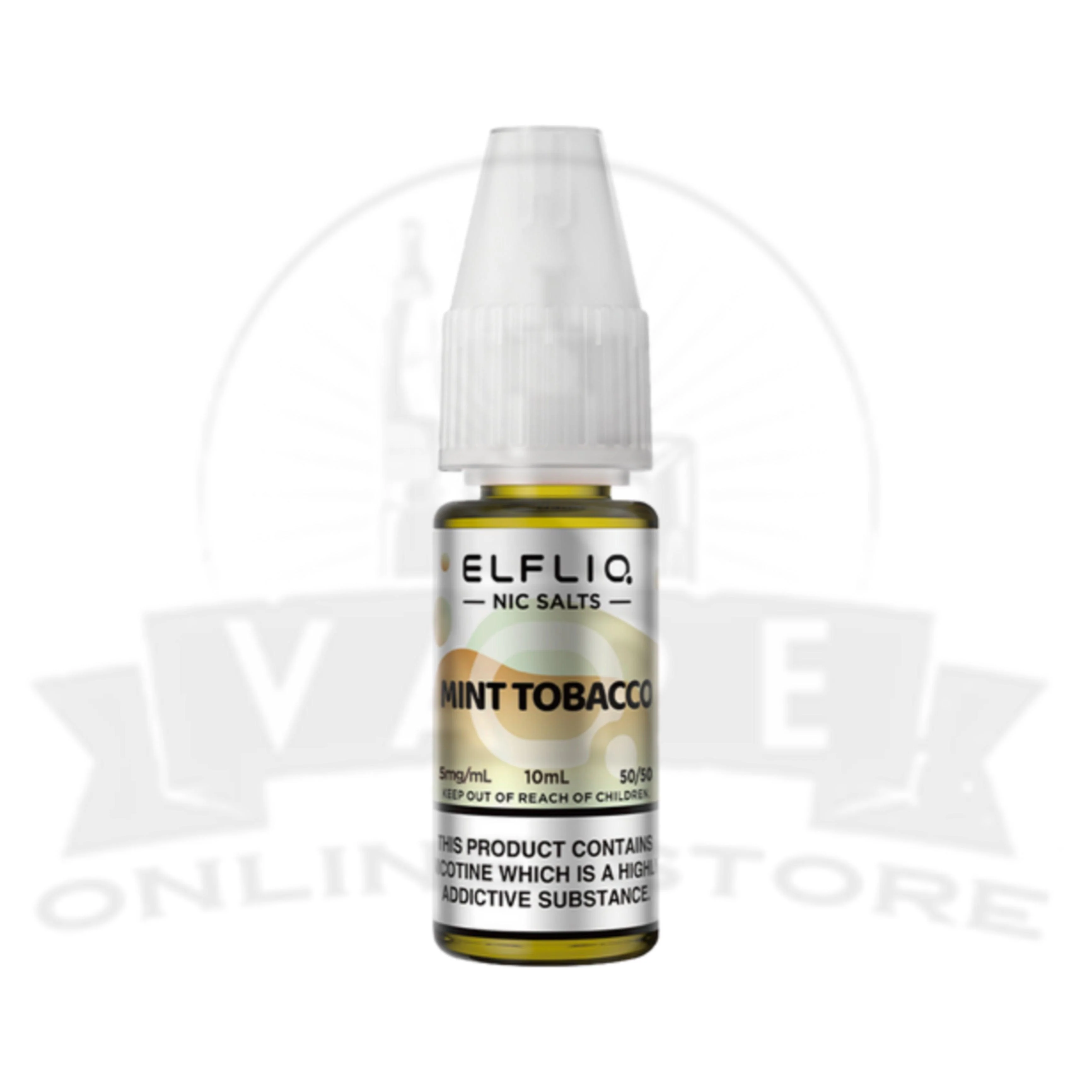Mint Tobacco Elf Bar Elfliq 10ml Nic Salt | 5 for £10