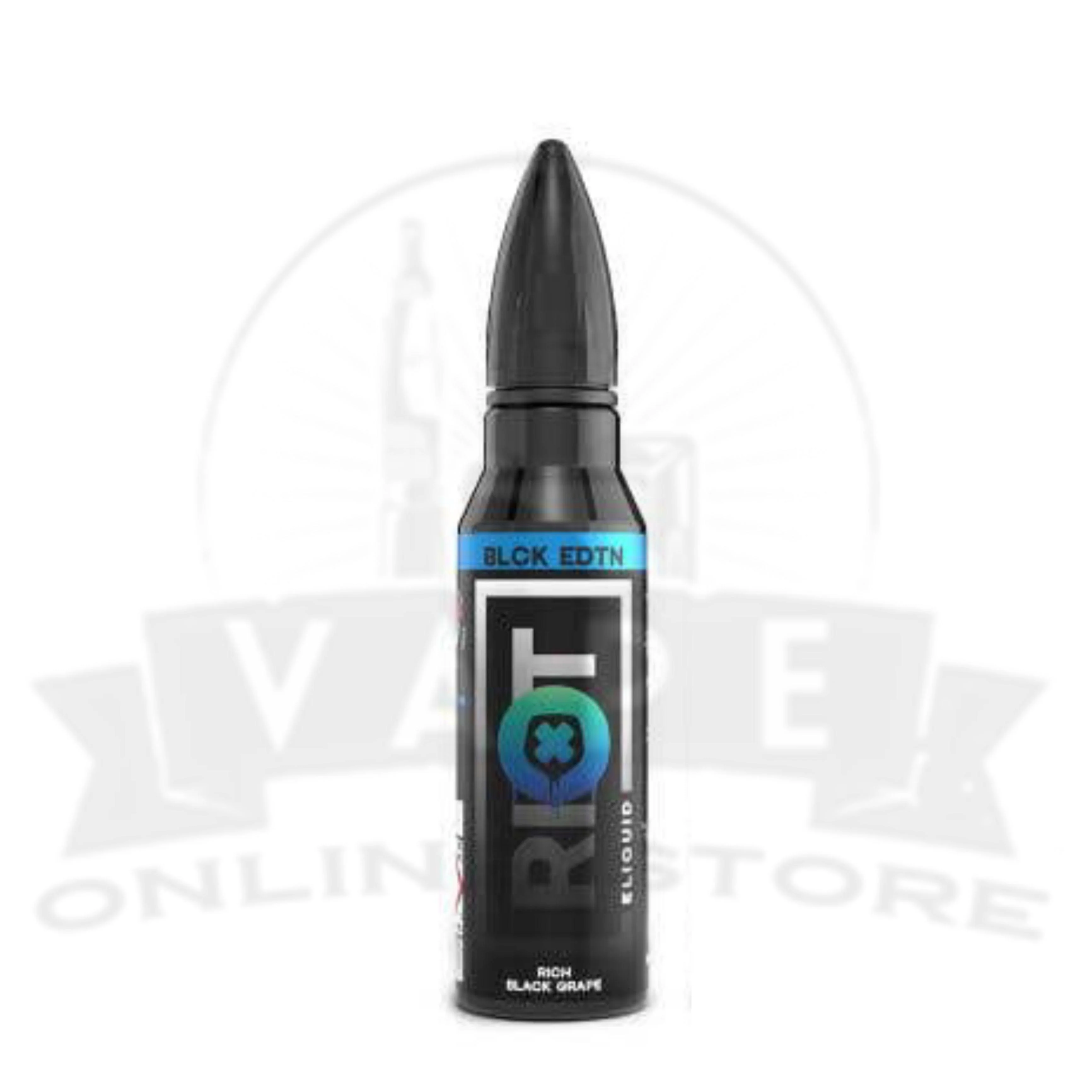 Rich Black Grape Riot Squad Black Edition 50ml E-Liquid | 2 Bottles