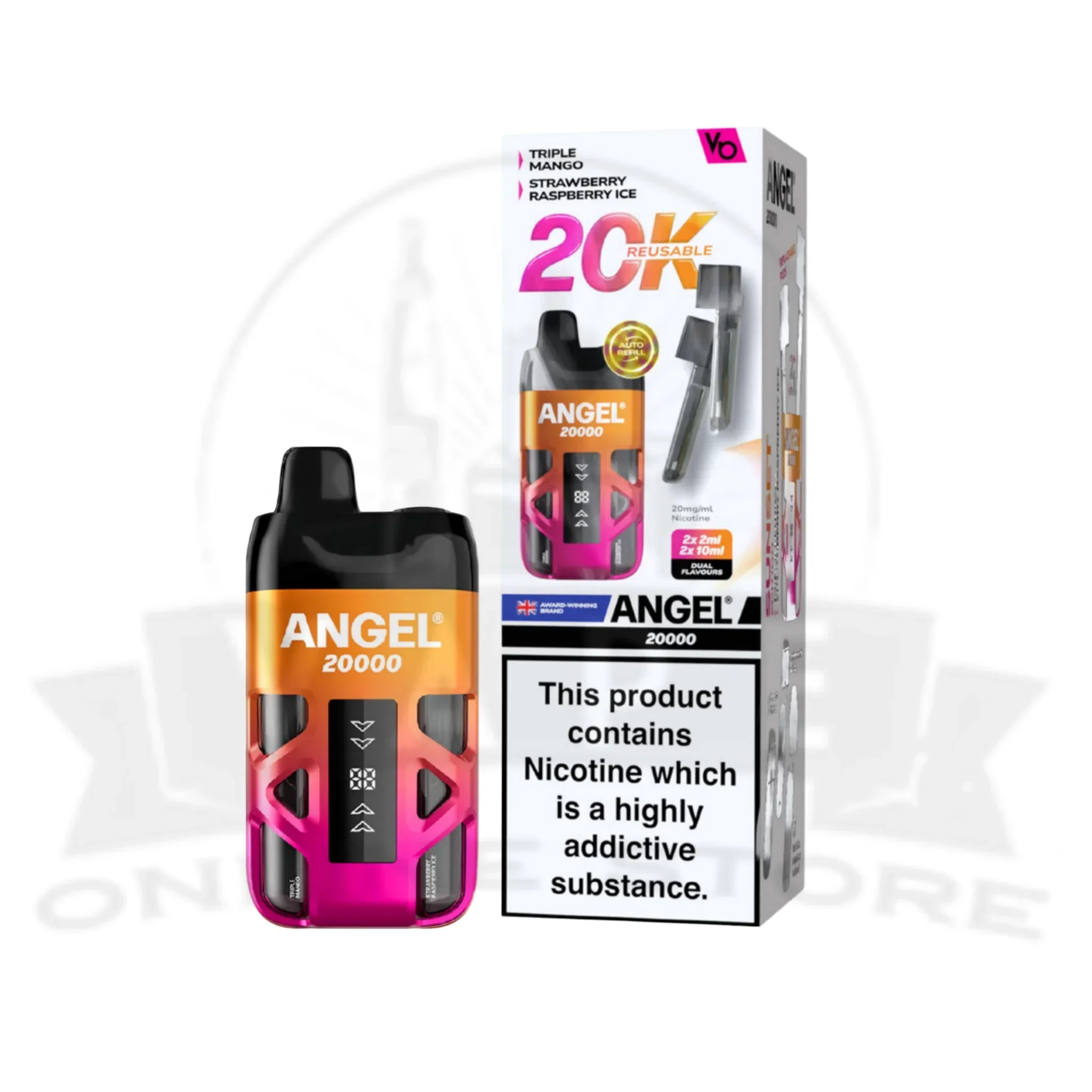 Vapes Bars Angel 20k Pod Kit | Prefilled & Rechargeable - Image 20