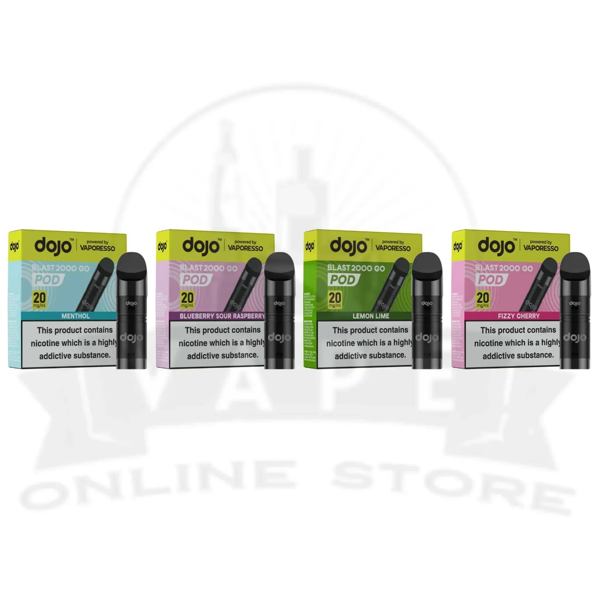 Vaporesso Dojo Blast 2000 Go Prefilled Replacement Pods - Image 3